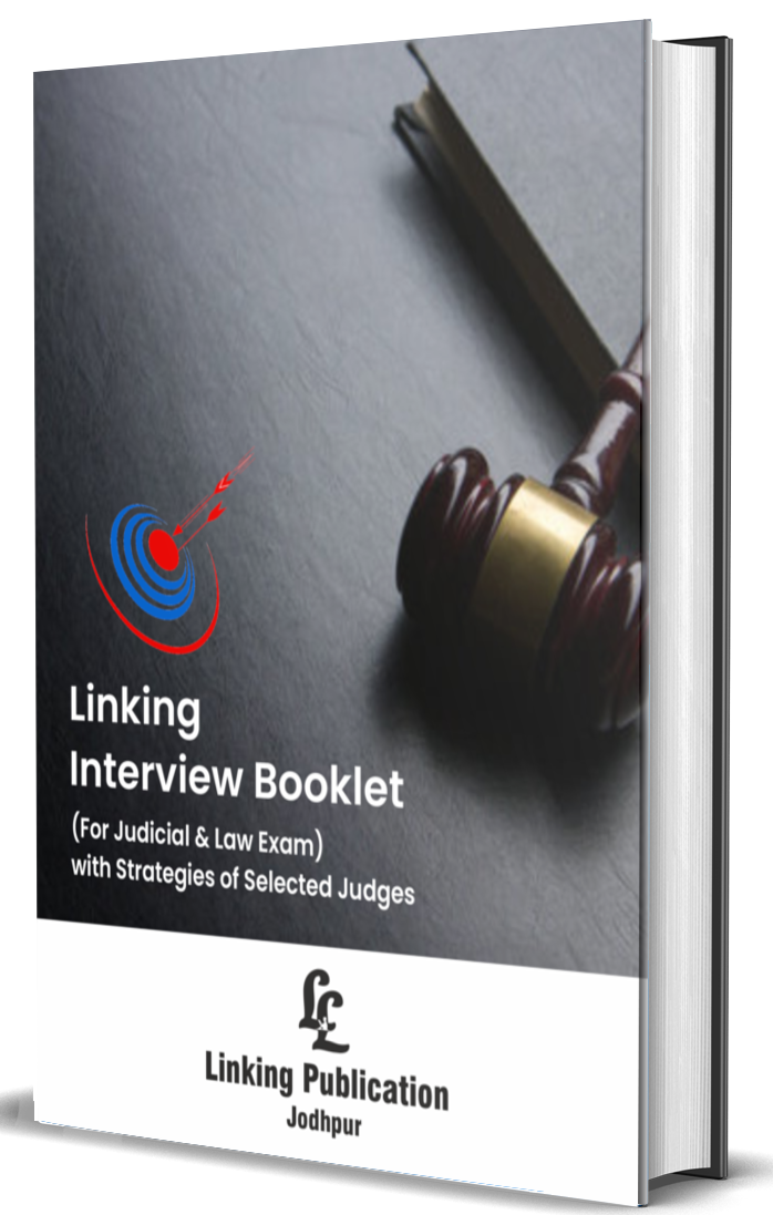 Interview Booklet (For Judicial & Law Exam) with Strategies of Selected Judges ( Diglot Edition ) Rs. 275/- ( Postal Charges Additional )