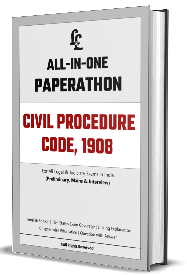 Code of Civil Procedure, 1908 - All-In-One Paperathon for Prelims, Mains & Interview Preparation! (English Edition) Price: ₹300/- (Postal Charges Extra)