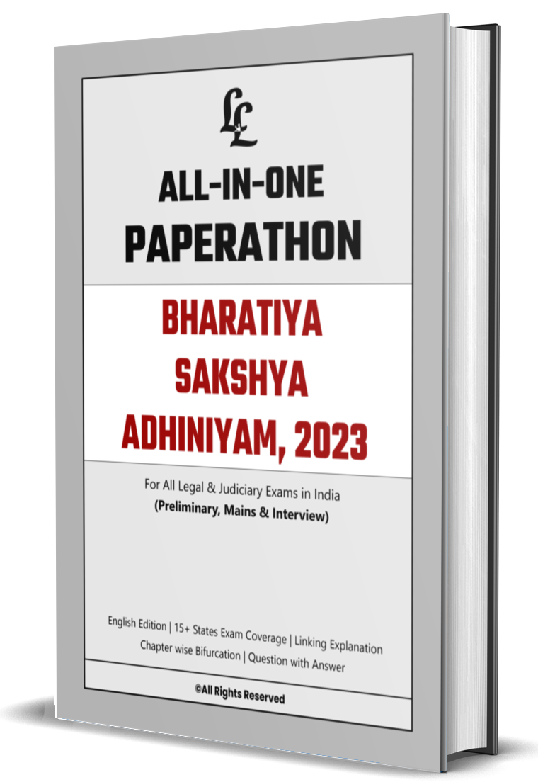Bharatiya Sakshya Adhiniyam (BSA) - All-In-One Paperathon for Prelims, Mains & Interview Preparation! (English Edition) Price: ₹200/- (Postal Charges Extra)
