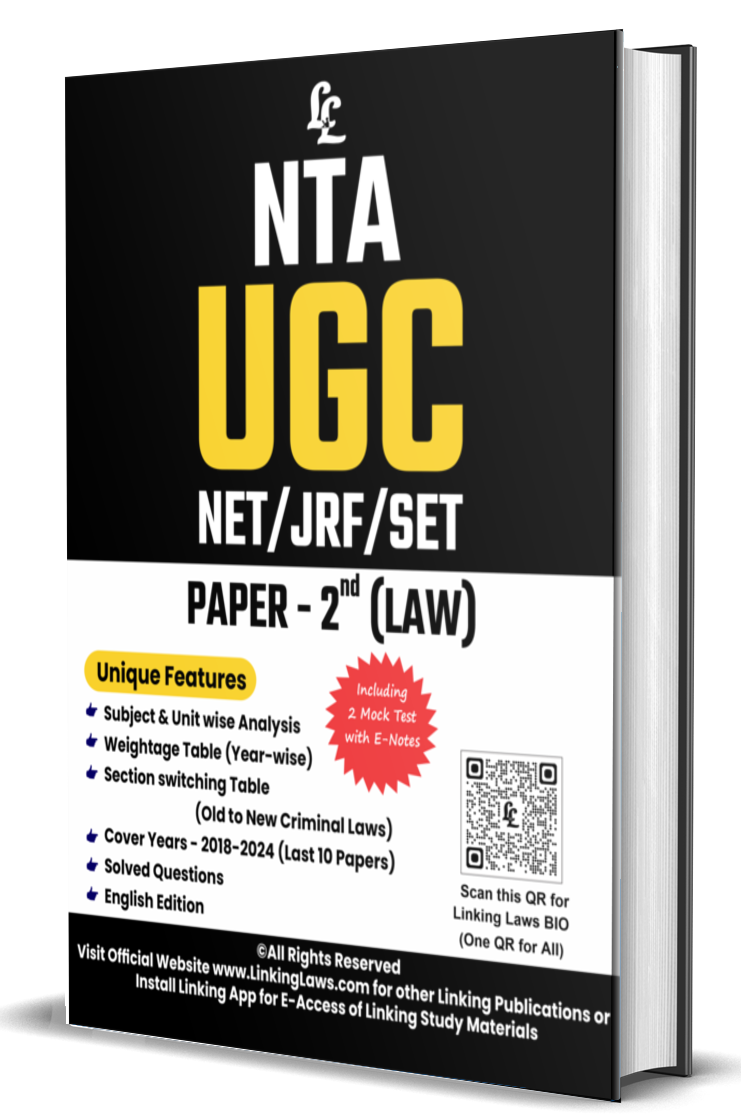 UGC NET (Paper -II :Law) Paperathon Booklet (English Edition) Rs.225/- (Postal Charges Additional) Covers Exams (2018-2024) Subject & Years Wise Weightage Analysis and solved with 2 mock paper & Hand written Notes