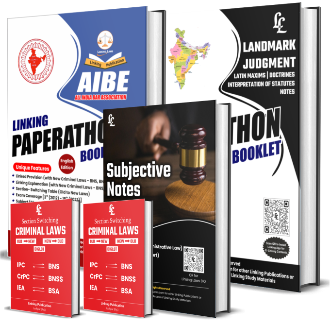 AIBE Additional Study Materials (AIBE Paperathon and Other Law Paperathon) Rs.999/- (Postal charges extra)