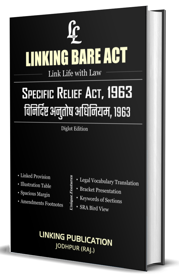 Specific Relief Act, 1963 Diglot Version (English & हिंदी ) Rs. 100/- (Postal Charges Additional) Specific Relief Act, 1963 Diglot Version (English & हिंदी ) Rs. 100/- (Postal Charges Additional)