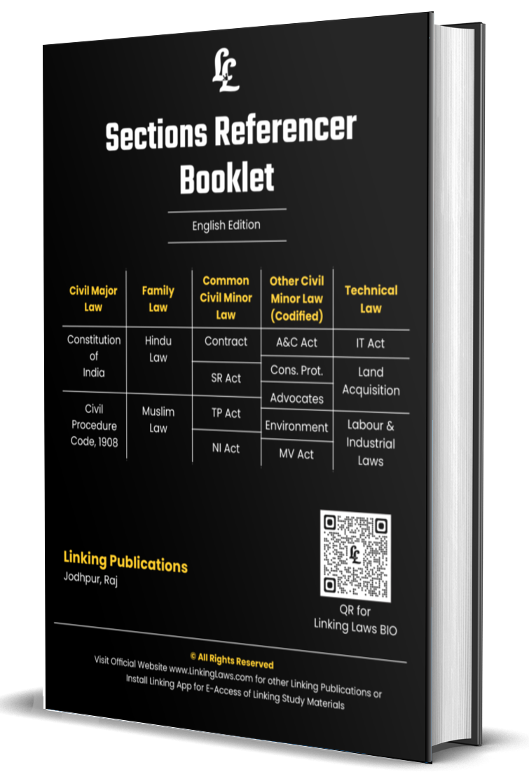 Sections Referencer Booklet (English Edition) Price: ₹135/-
