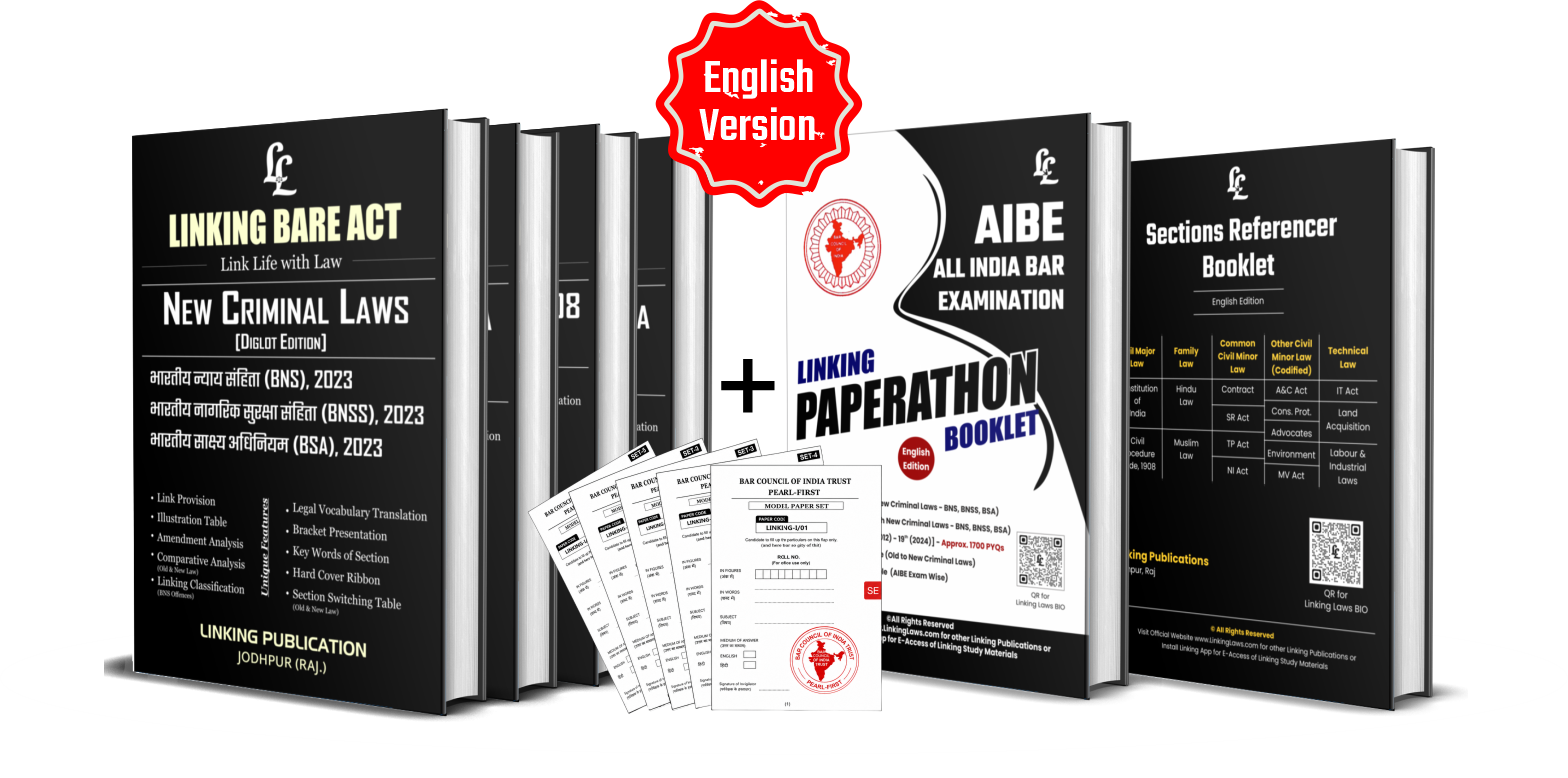 AIBE Combo Set for Bare Acts [ Study Materials (Major & Minor Laws inc. other Study Material) (English Edition ) | Rs. 2699/-